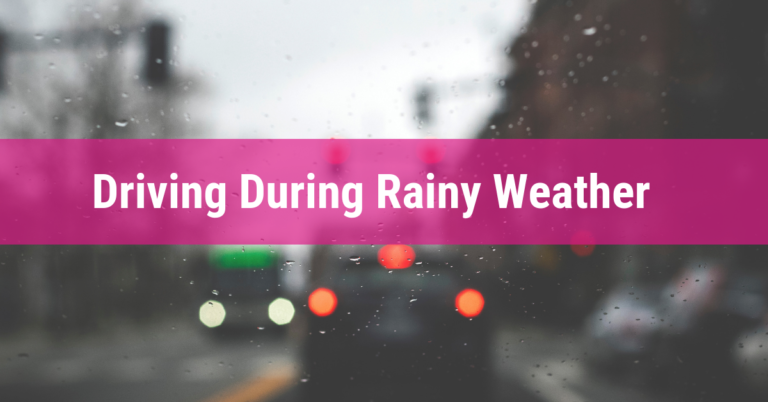 Driving During Rainy Weather